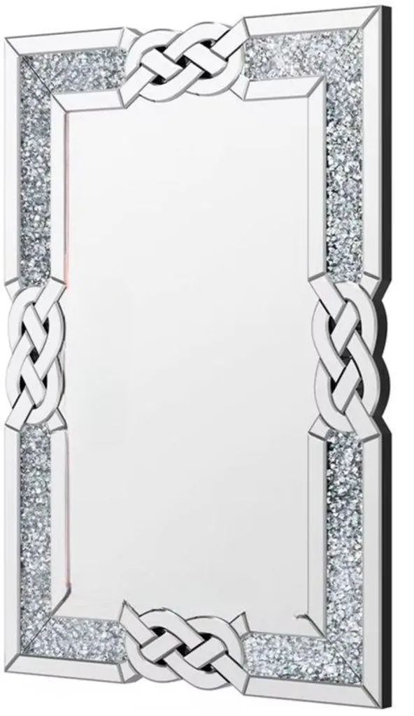Miroir rectangulaire chic 90x60 cm pour habiller une entrée ou chambre