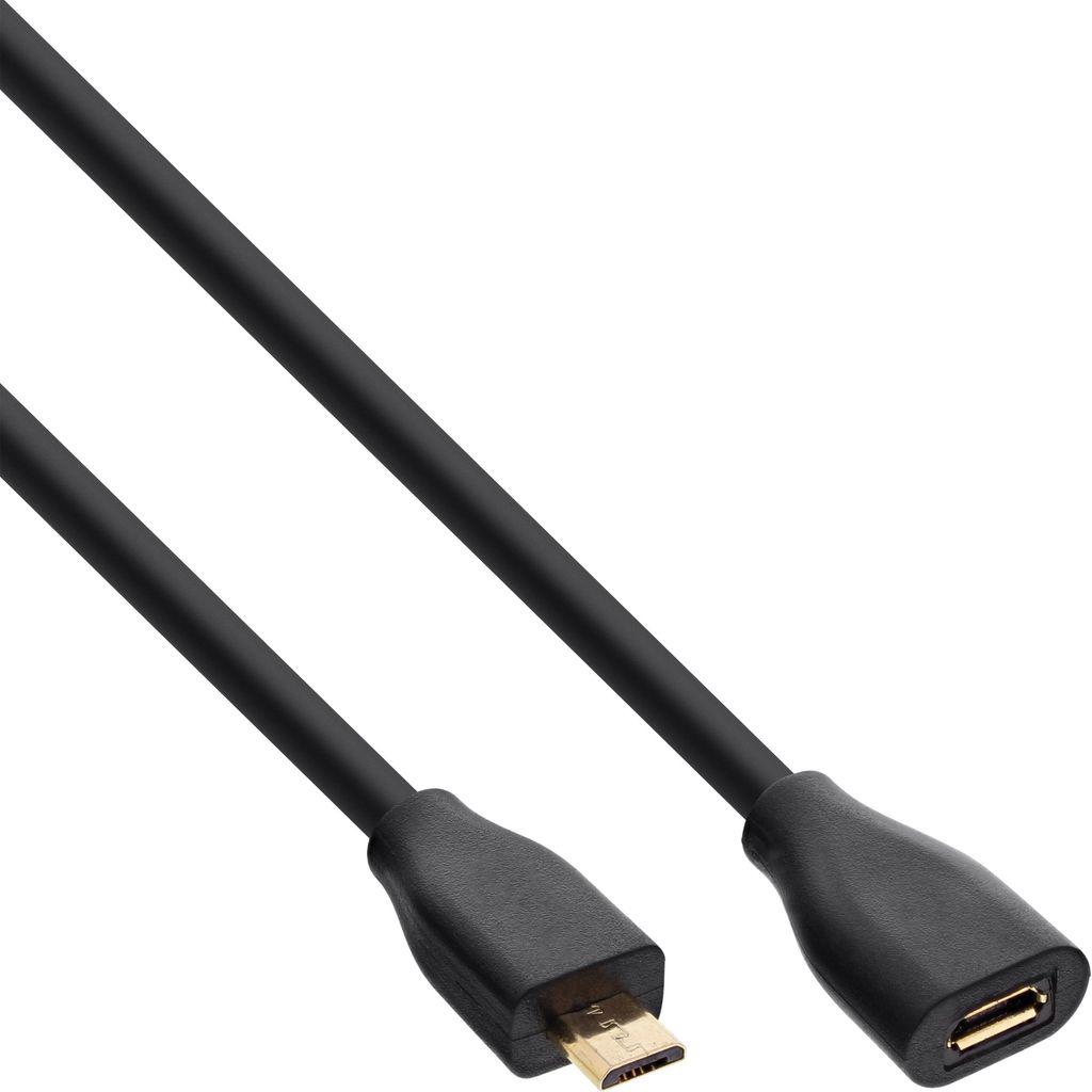 InLine® 32720P Rallonge Micro-USB, USB 2.0 Micro-B prise Image du produit 
