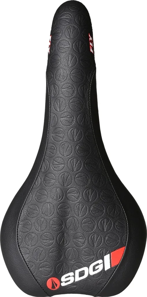 Selle SDG Ti-Fly ultra légère rails Titane 7x7mm - Confort et rigidité Noir