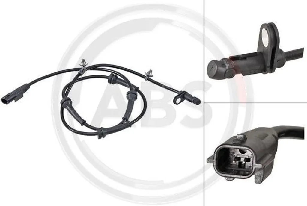 Capteur de vitesse de roue A.B.S. 31634 pour Qashqai OE 47900BR60A