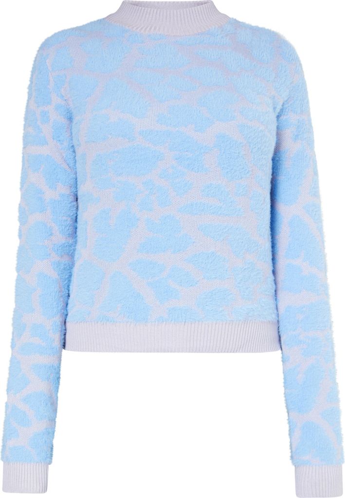 SWIRLY damen pullover - blau lavendel, M
