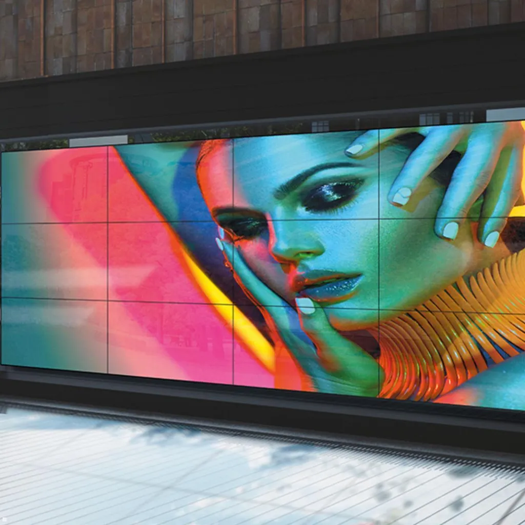 Support Mural Vidéo B-Tech Slimline Soft-Open VESA 600x400 Micro-Réglage