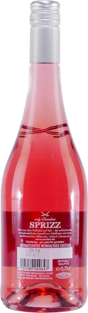 SANSIBAR Sprizz APERITIVO alc. 5% vol. 0,75L Produktbild 