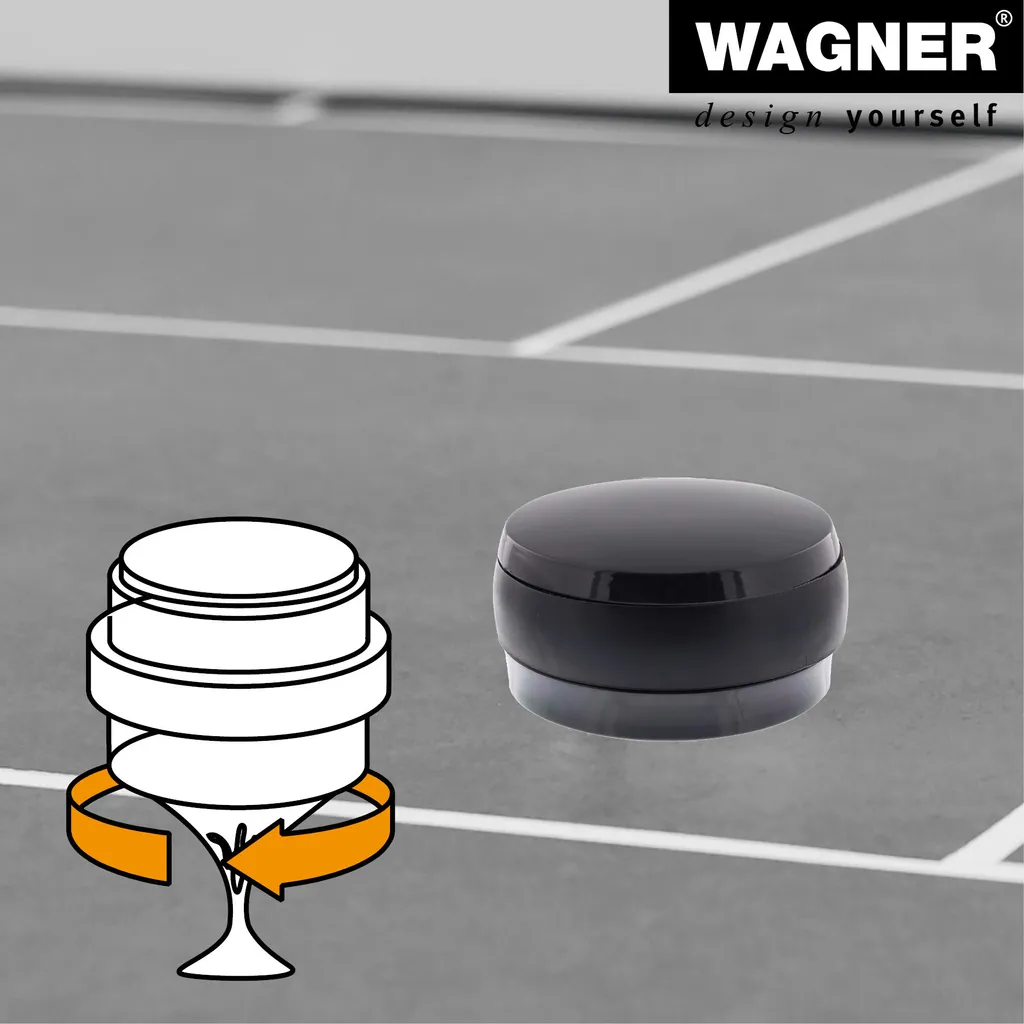 Wagner 15522411 Fermaporta a Pavimento Adesivo EH 5224 Proteggi Muro - 5