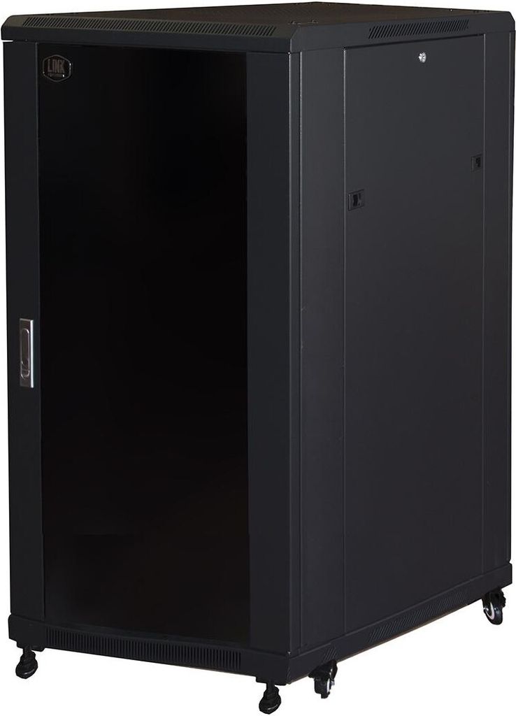 Link Accessori LK1922U68N Rack 22U Freistehendes Gestell Schwarz