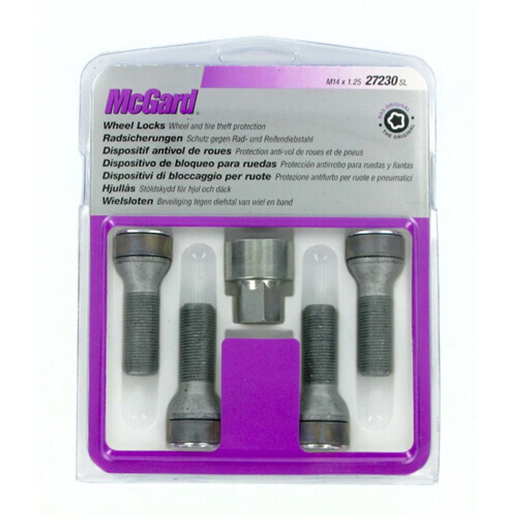 MCGARD Konische Bolzen-Set 4 Stück Ultra-Hochsicherheit A240