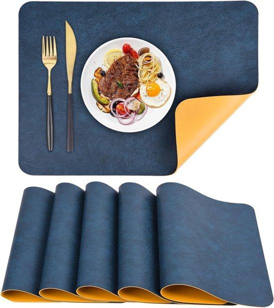 Set di 6 tovagliette in PVC, impermeabili e resistenti al Immagine del prodotto 
