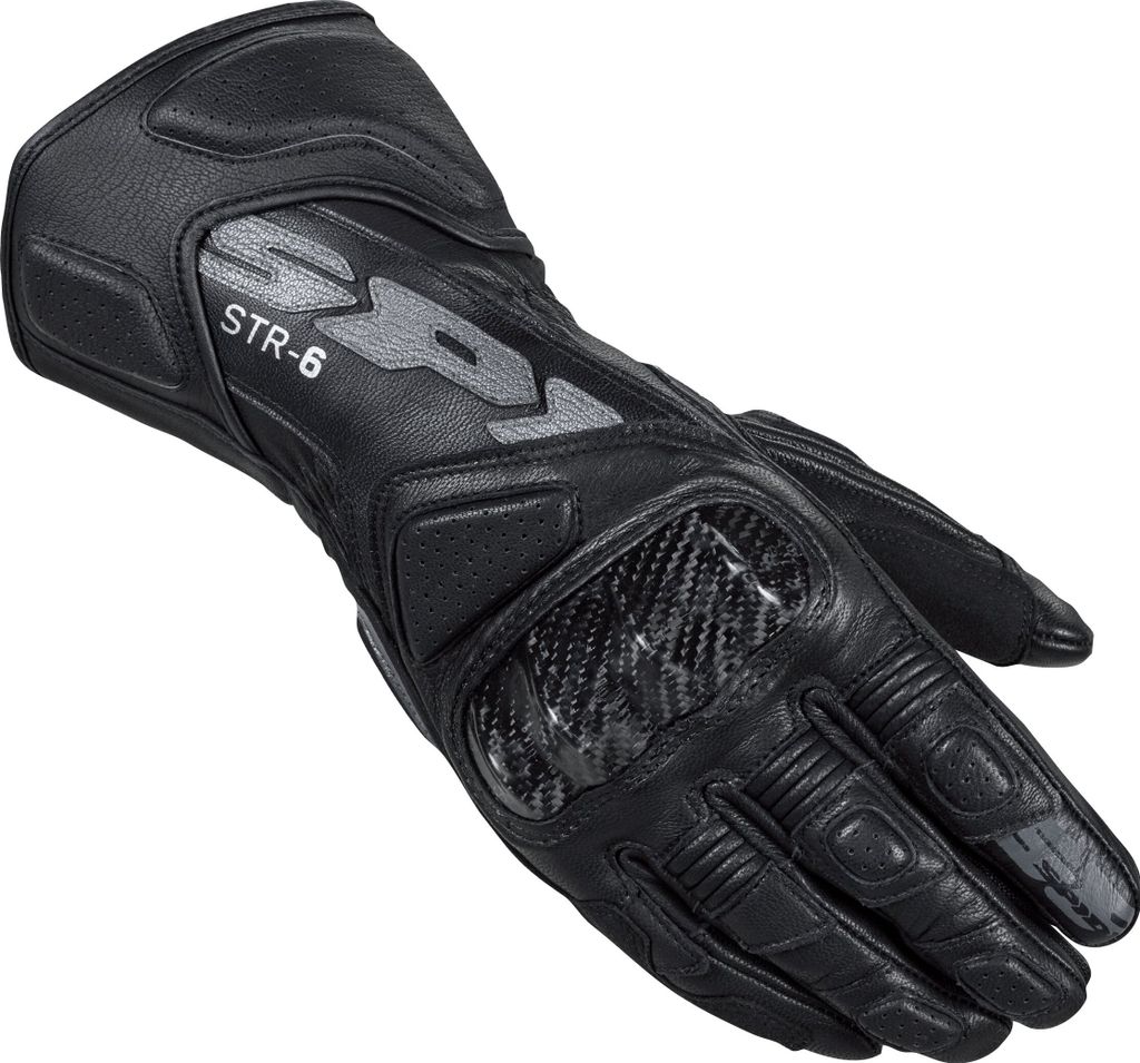 Spidi STR-6 Motorradhandschuhe, schwarz, S