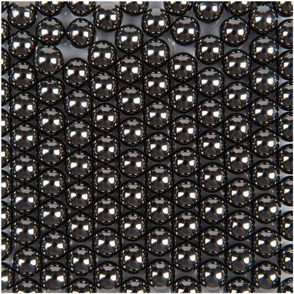 Dekoperlen Shiny Pearls 10mm anthrazit schwarz 300ml Box (41,66€/ L) Season