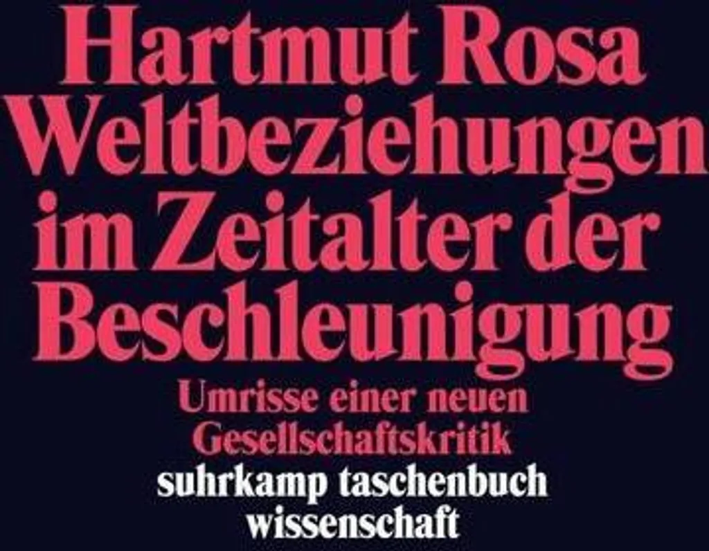 Weltbeziehungen im Zeitalter der Beschleunigung - Livre de Hartmut Rosa