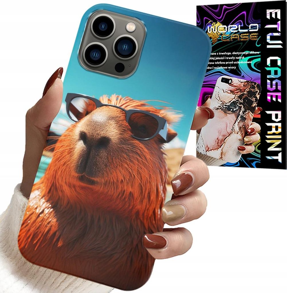 Hülle Für Iphone 11 Pro - Süsses Wasserschwein, Wasserschweinhülle + Glas