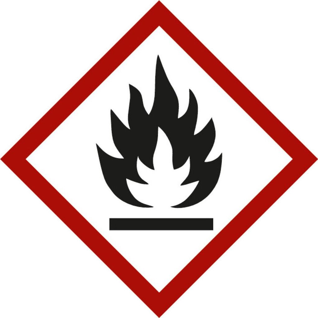 Gefahrstoffsymbol Flamme, Typ: 03015