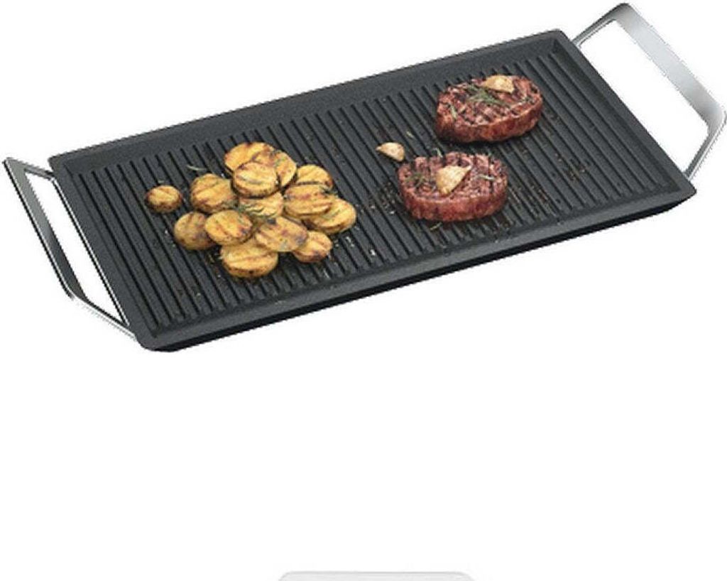 Aeg A9Hl33 Plancha Grillplaat 22X43X1.8 Cm Gegoten Aluminium/Zwart