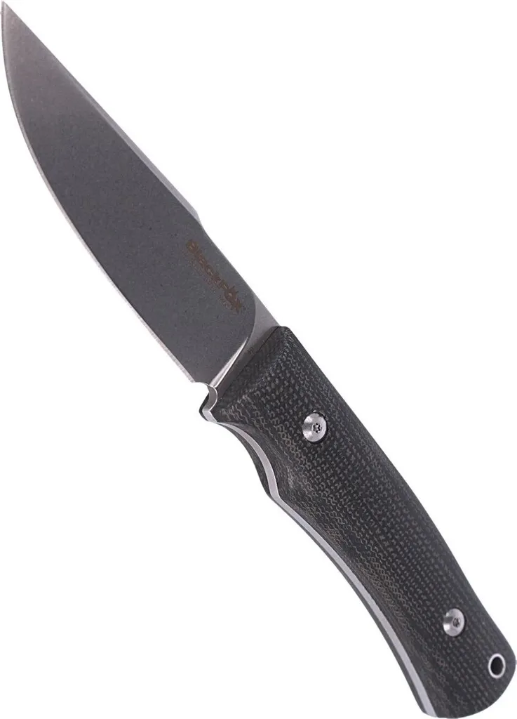 Couteau à lame fixe FOX Black Explorator en acier 440C stonewashed - 7