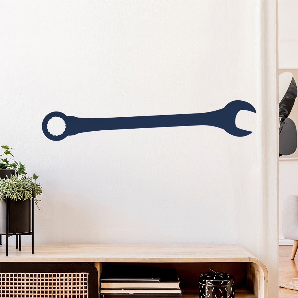 Maulschlüssel Schrauben Wandtattoo Wandaufkleber Wall Sticker - Dekoration, Küche, Wohnzimmer, Schlafzimmer, Badezimmer