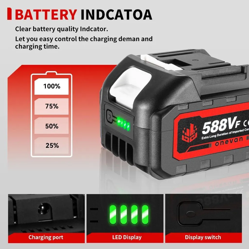Batterie 21V Compatible 18V pour Visseuse - Solution Pack 22900mAh + Charge - 2