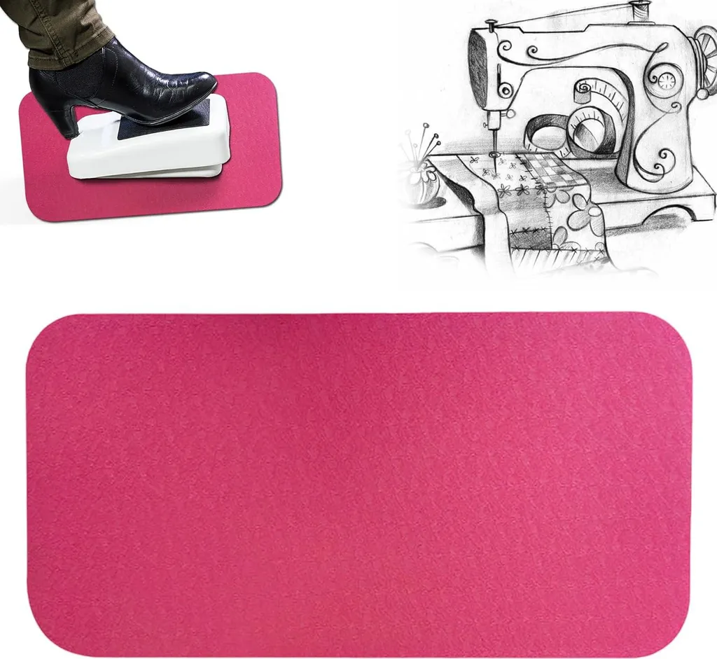 Tapis antidérapant pour machine à coudre : idéal pour coudre sans bouger
