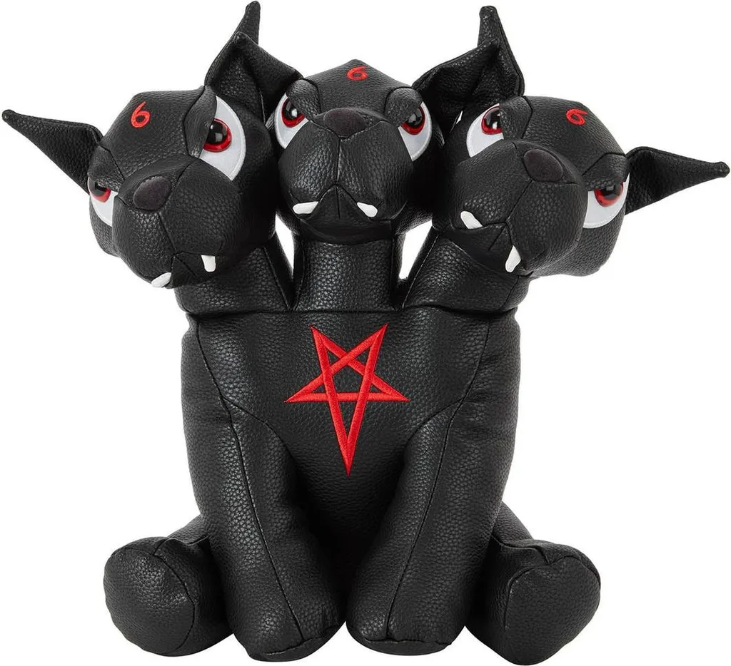Démon en Peluche Cerberus Underdog Jouet de Collection Gothique