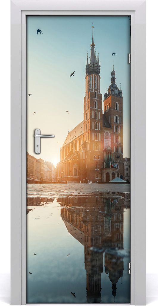 Tulup Türaufkleber 75x205 cm Dekorative Aufkleber Selbstklebend Wasserdichte Tapete Abnehmbar Schlafzimmer Wohnzimmer Wohnkultur - Krakau Polen