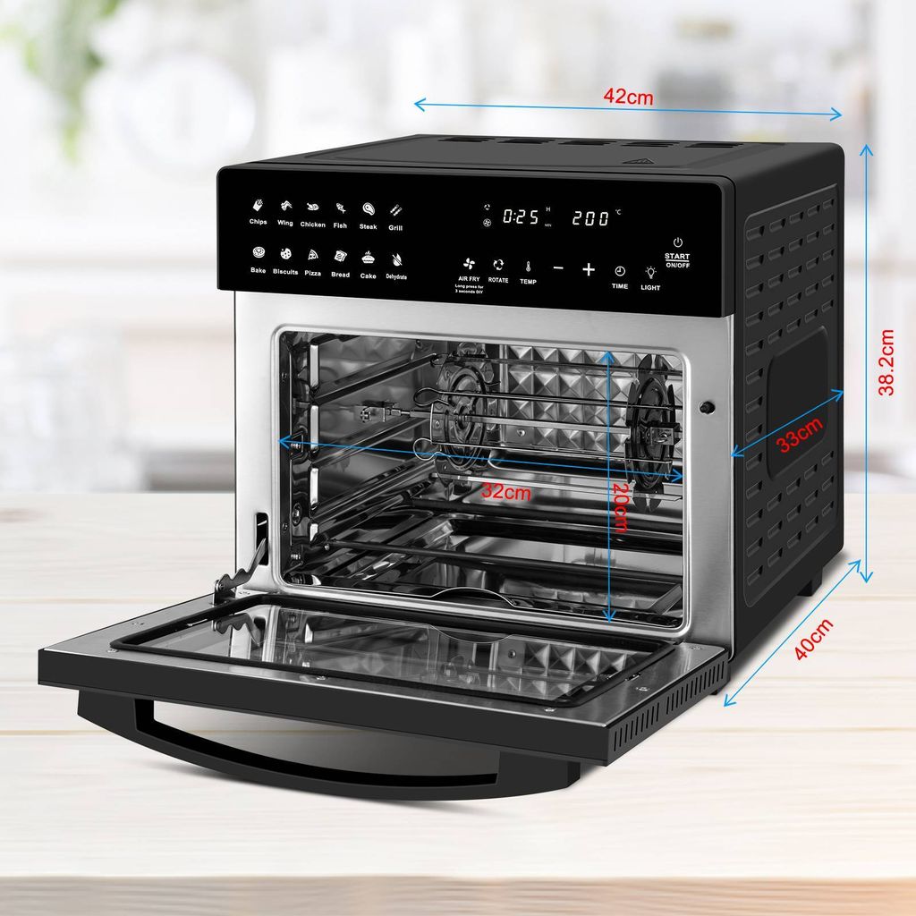LLIVEKIT Heißluftfritteuse, Backofen Heißluftofen Backofen Produktbild 3