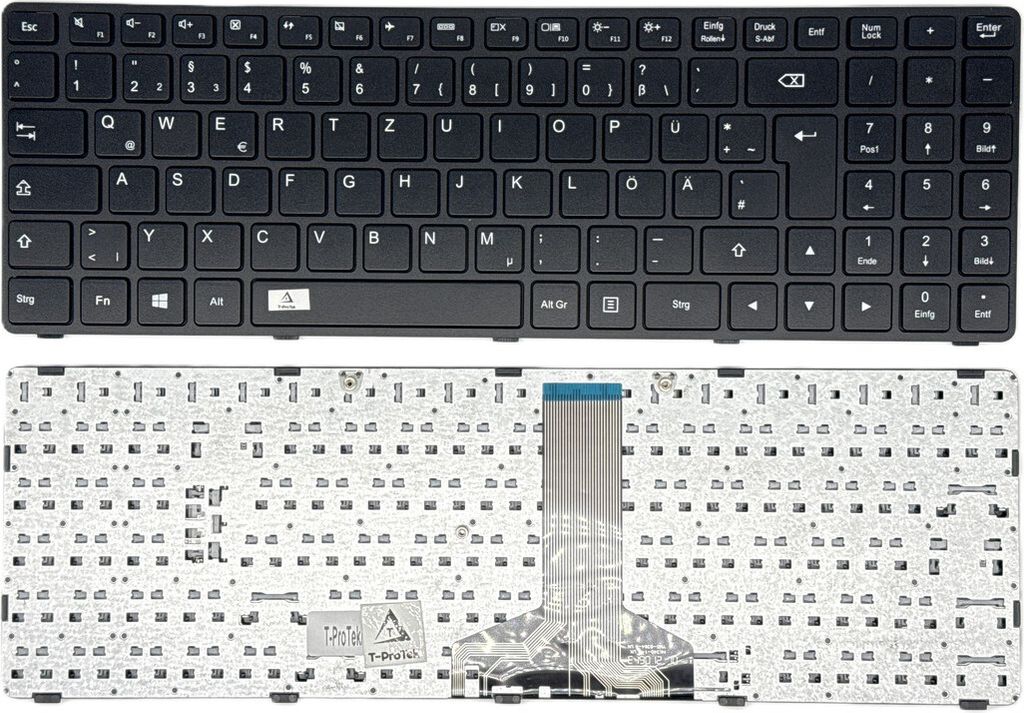 DEUTSCHE - Schwarz Tastatur Keyboard kompatibel für P/N: PK131ER1A10