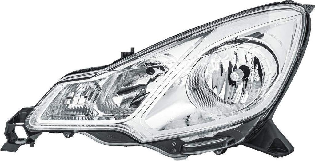Hauptscheinwerfer links 12 V H7/H1 Glühlampen-Technologie HELLA für CITROËN C3