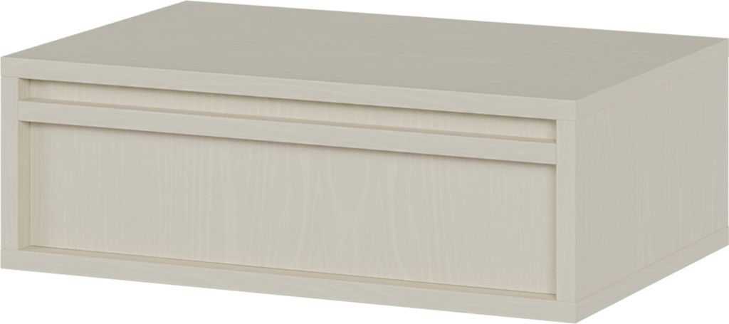 Selsey Evo - Nachttisch hängend mit Schublade, Hellbeige, Produktbild 