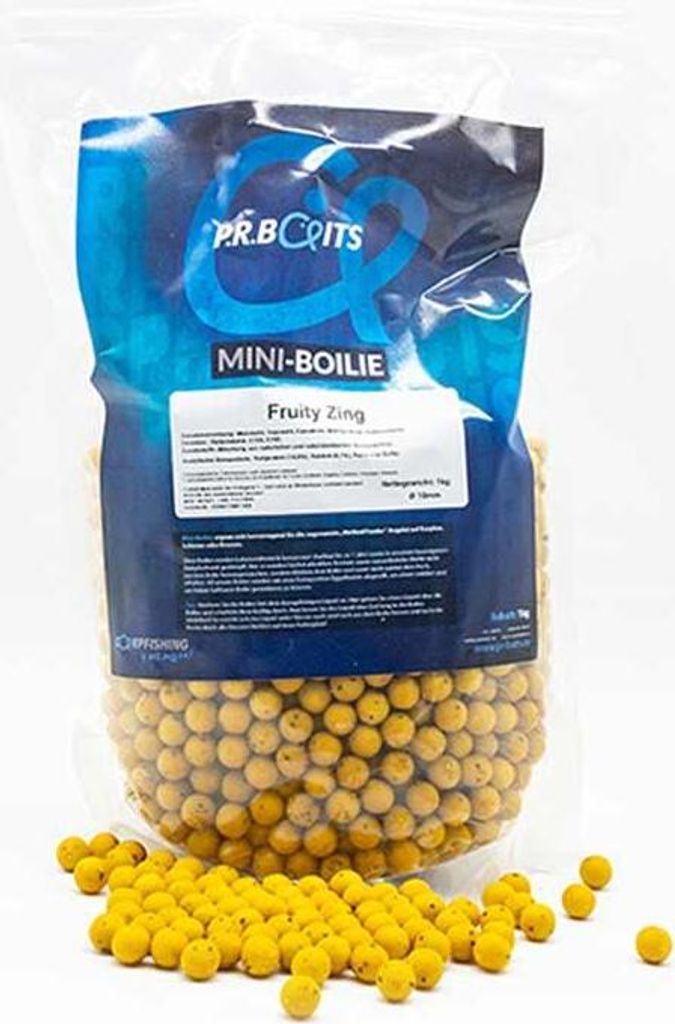 P.R. Baits Mini-Boilies 1 kg 10 mm Fruity Zing