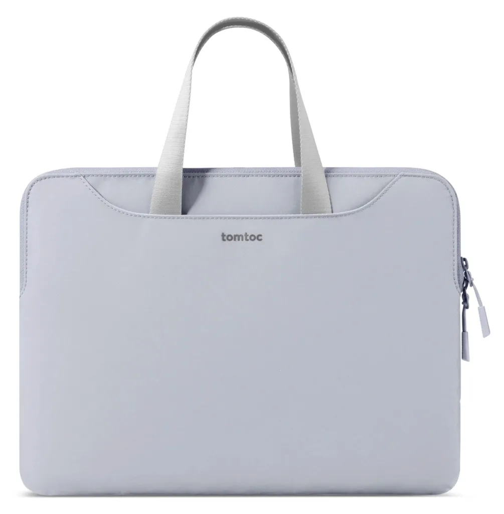 Borsa Laptop tomtoc 13.5" - Custodia Tablet e MacBook Slim - Blu/Grigio - 7