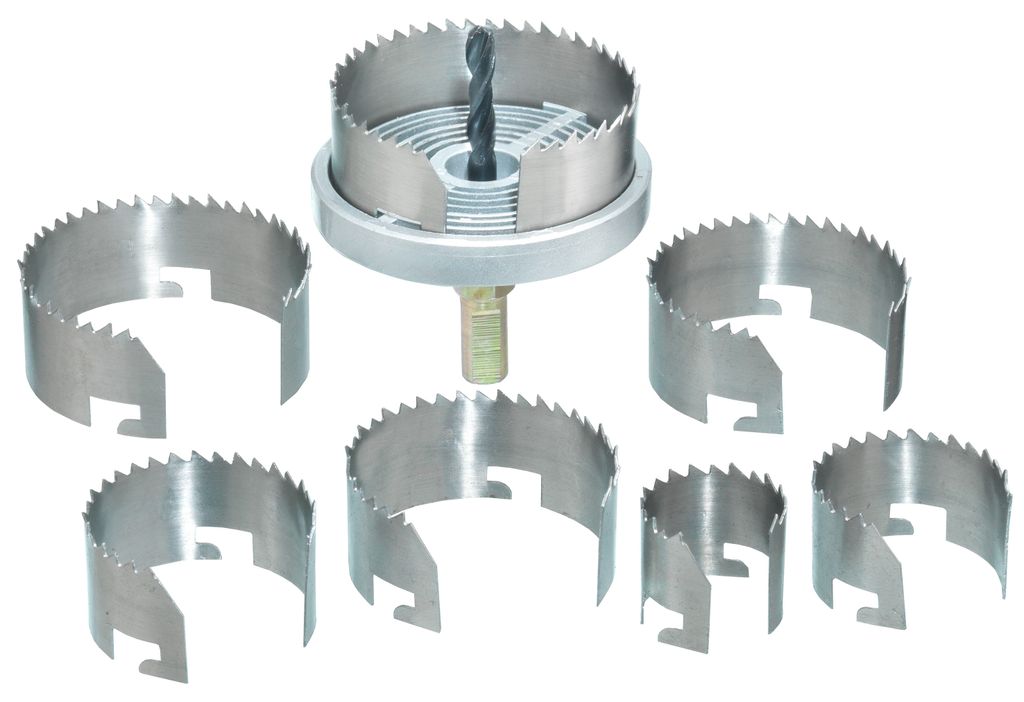 CONNEX Holzlochsäge-Set 7tlg 26-63mm H45mm, COXT976320