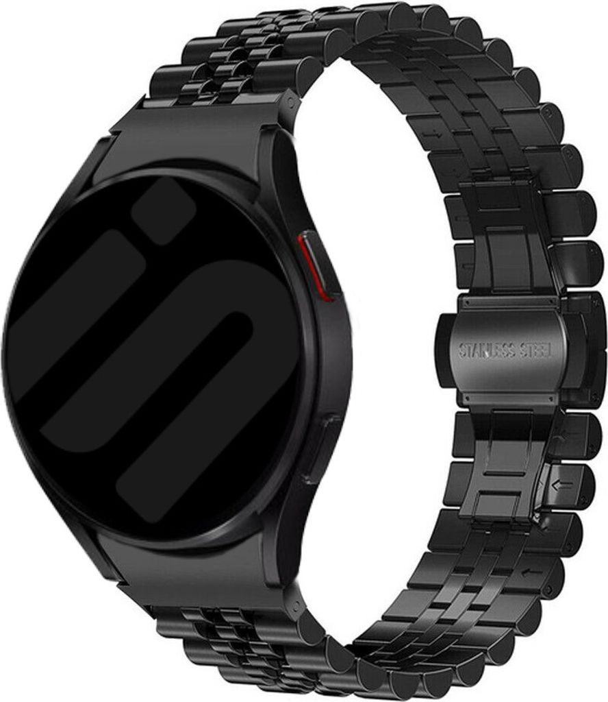 Strap-it Stahlarmband Jubilee - Kompatibel mit Samsung Galaxy Watch 5 Pro Armband Ersatzarmband Edelstahl - Faltschließe - Hochwertiges Material -...