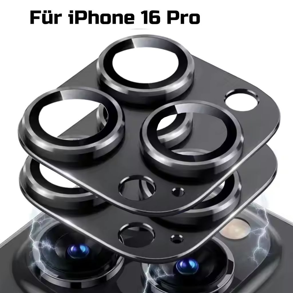 2x Kameraschutz für Apple iPhone 16 Pro Aluminium Schutz in Produktbild 
