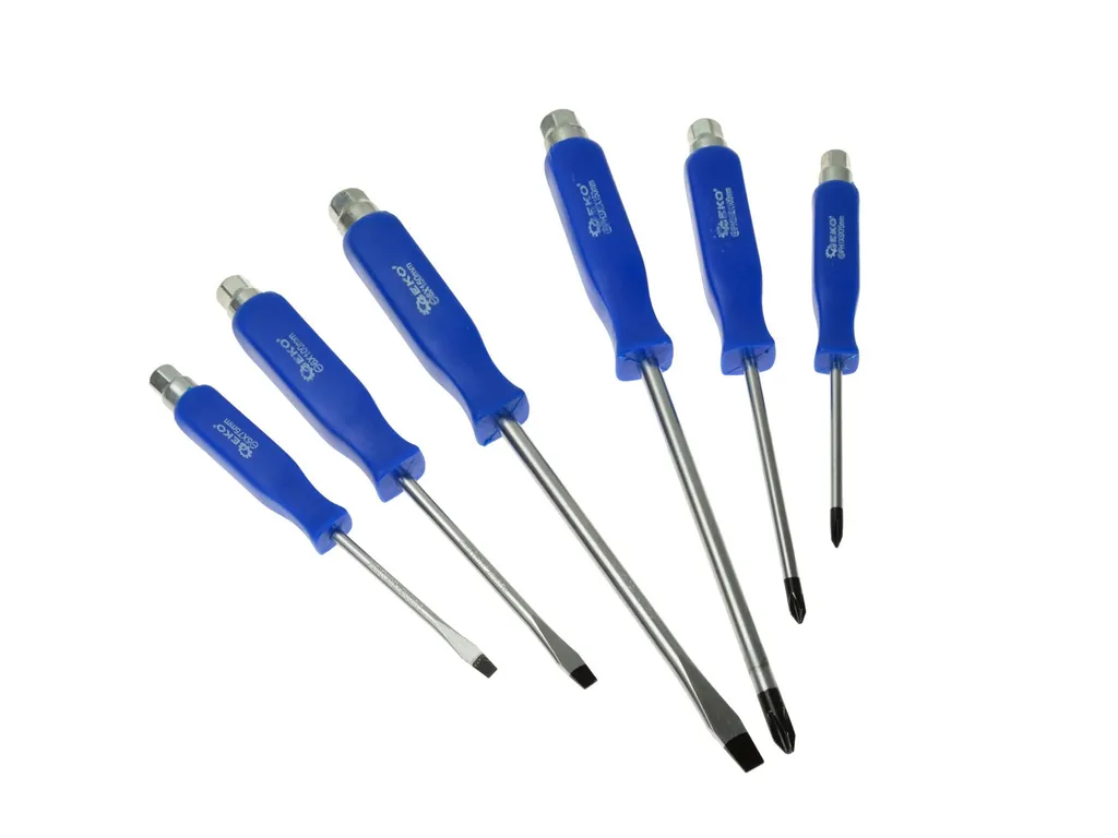GEKO G30586 Impact Screwdriver Set 6 Pezzi - Professionale CrV