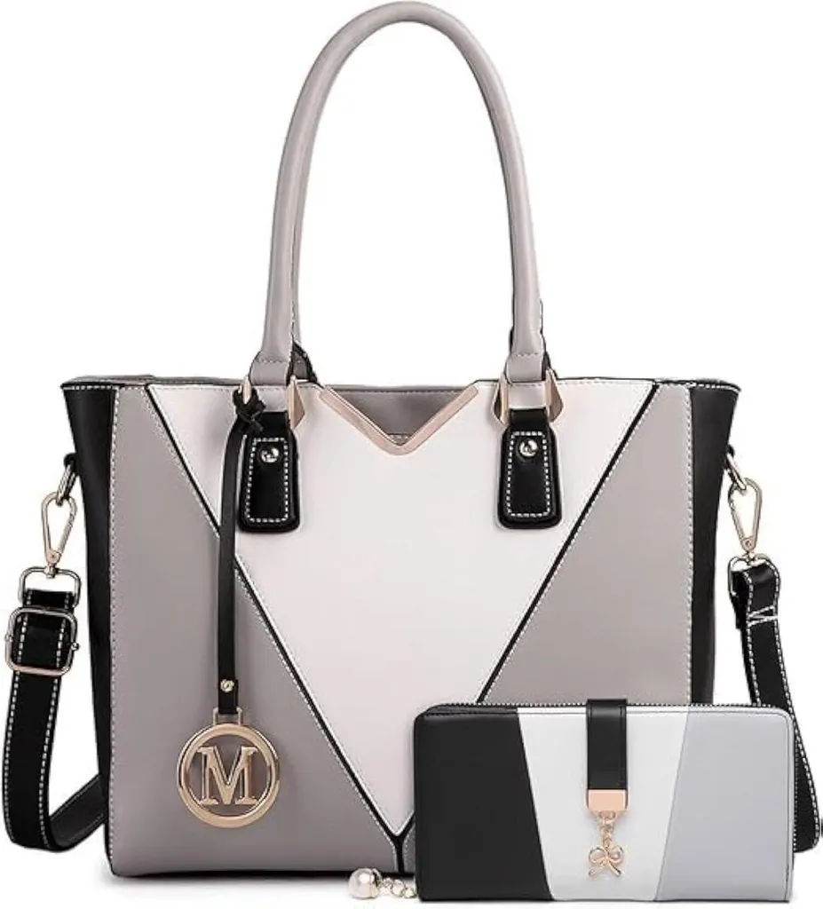 Miss Lulu Borsa Shopper Donna V-Shape | Capiente e Robusta per Lavoro