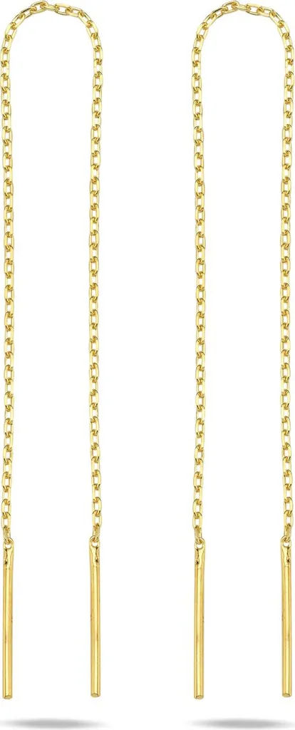 Boucles d'oreilles argent 925 plaquées or pour soirée et mariage chic