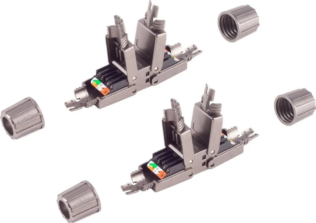 Connecteur LSA STP Cat6 shiverpeaks fini les erreurs de sertissage RJ45