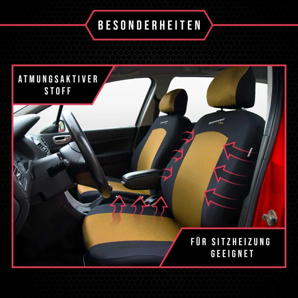 Coprisedili Auto Gold BMW X6 - Tuning Interni e Stile Custom - 3
