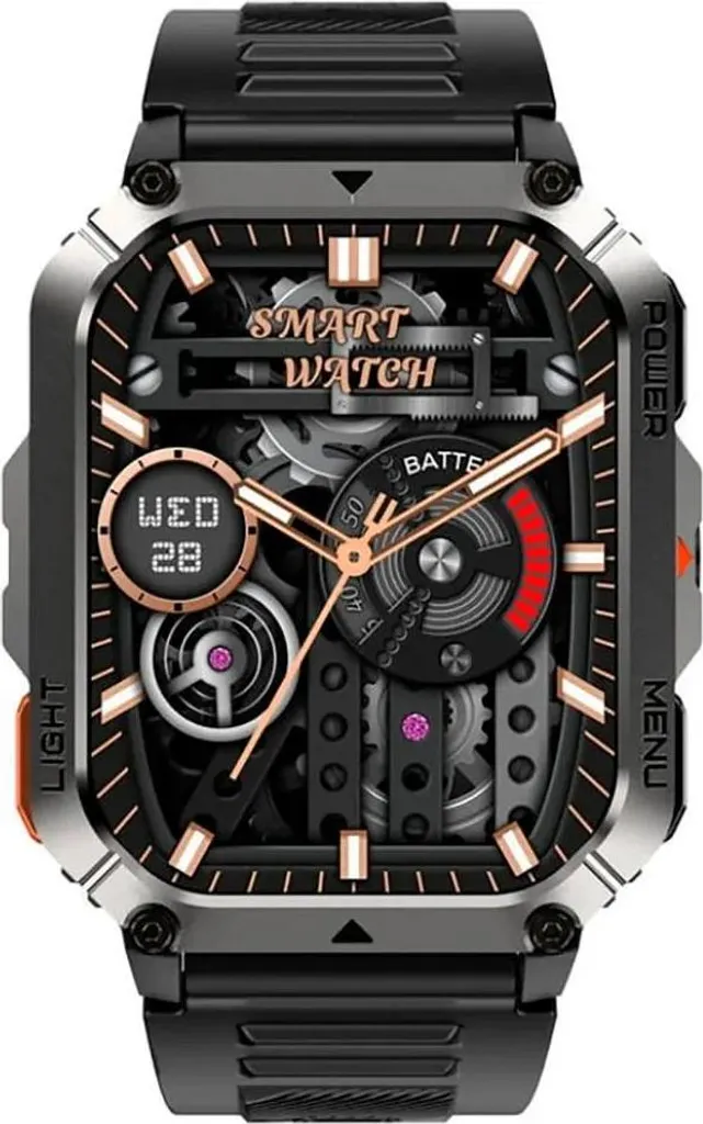 Blackview W70 Pro Smartwatch Rugged Nero: GPS, Bussola e Torcia LED - 2