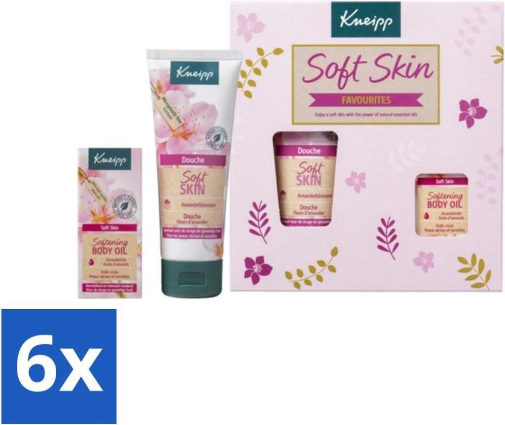 Kneipp - Soft Skin Favorites Geschenkset - Mandelblüte - Vorteilspack - 6 Stücke
