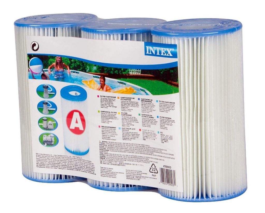 Set di 3 cartucce filtranti A INTEX per purificatore Immagine del prodotto 