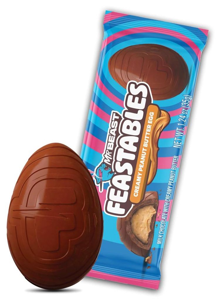 Feastables Mr. Beast Creamy Peanut Butter Egg 35g Produktbild 