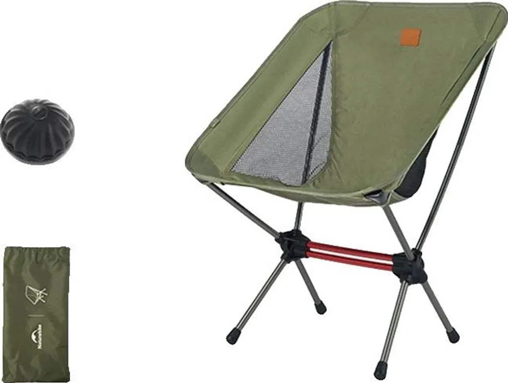 Chaise de camping légère L01 Vert fini le mal de dos en plein air !