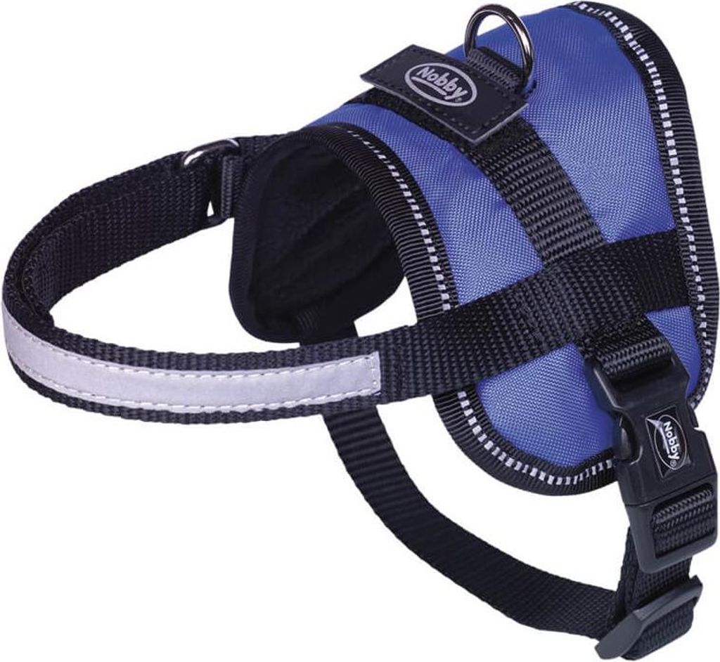 Nobby Geschirr "Seguro" Mini blau Bauch: 31-40cm