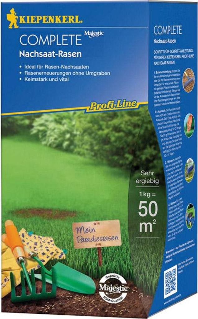 Kiepenkerl Nachsaat-Rasen 1 kg Profi-Line Complete