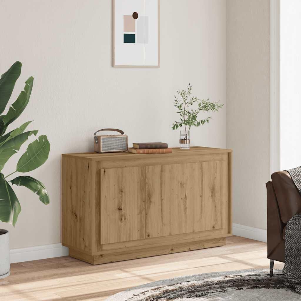 vidaXL Sideboard Artisan-Eiche 102 x 35 x 55 cm Produktbild 