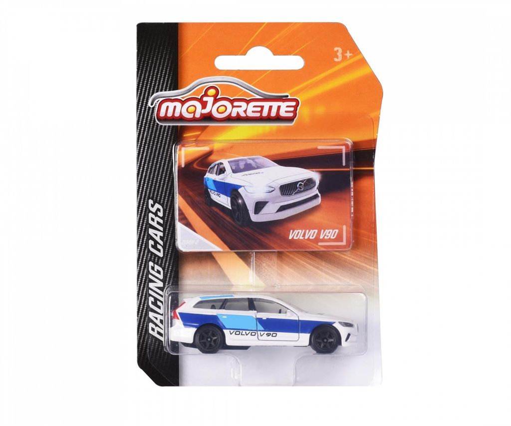 Majorette 294H-2 Racing Volvo V90, blau/weiss Produktbild 