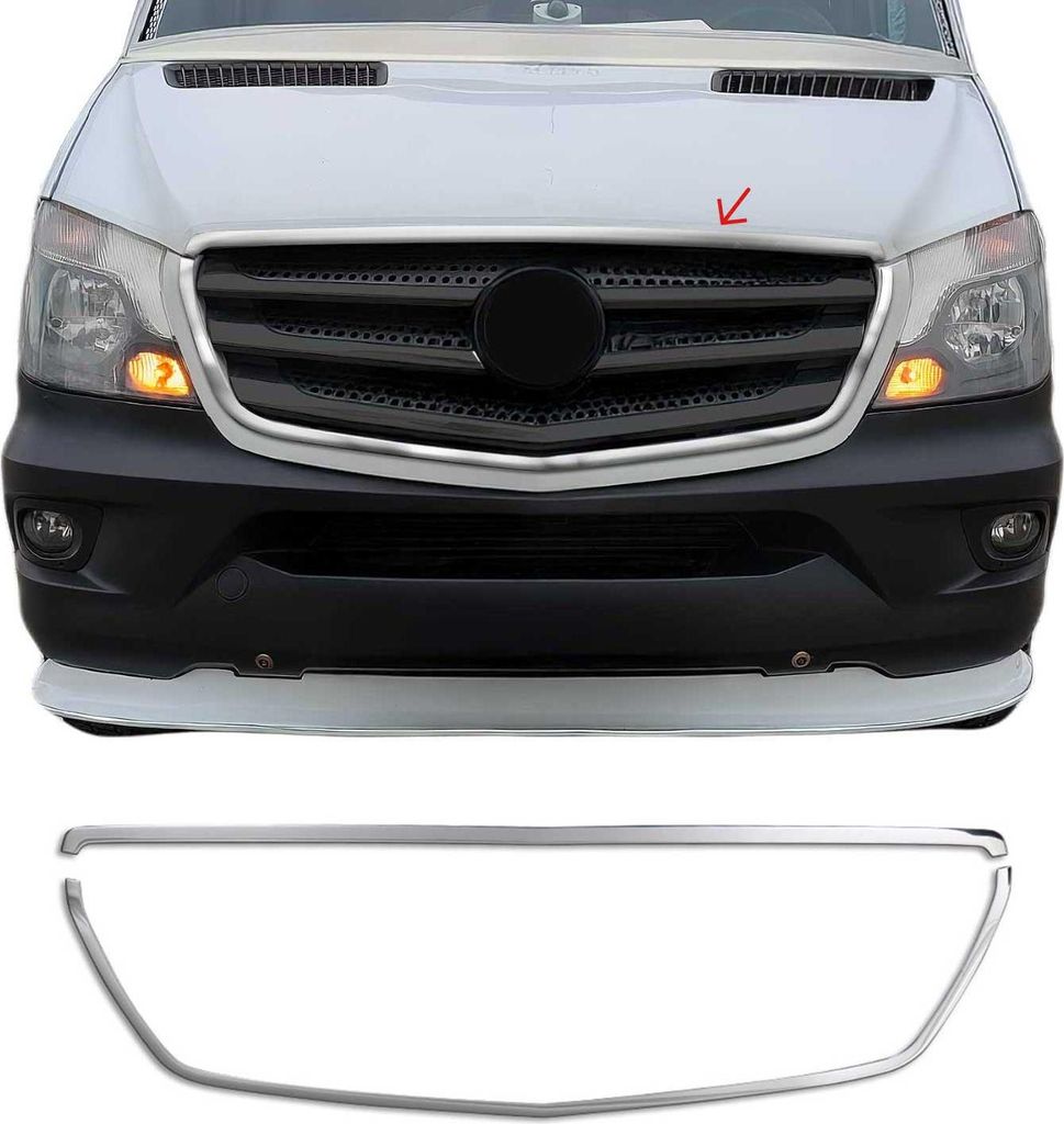 Grille de calandre Moulures de calandre pour Mercedes Image du produit 