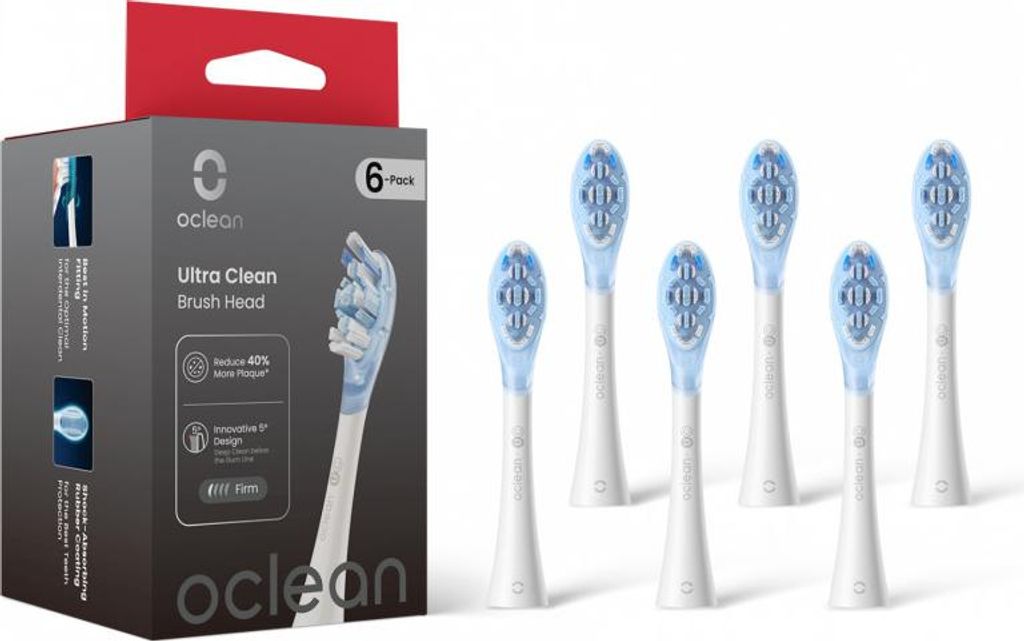 Oclean Bürstenkopf Ultra Clean 2er Pack, Weiß Produktbild 