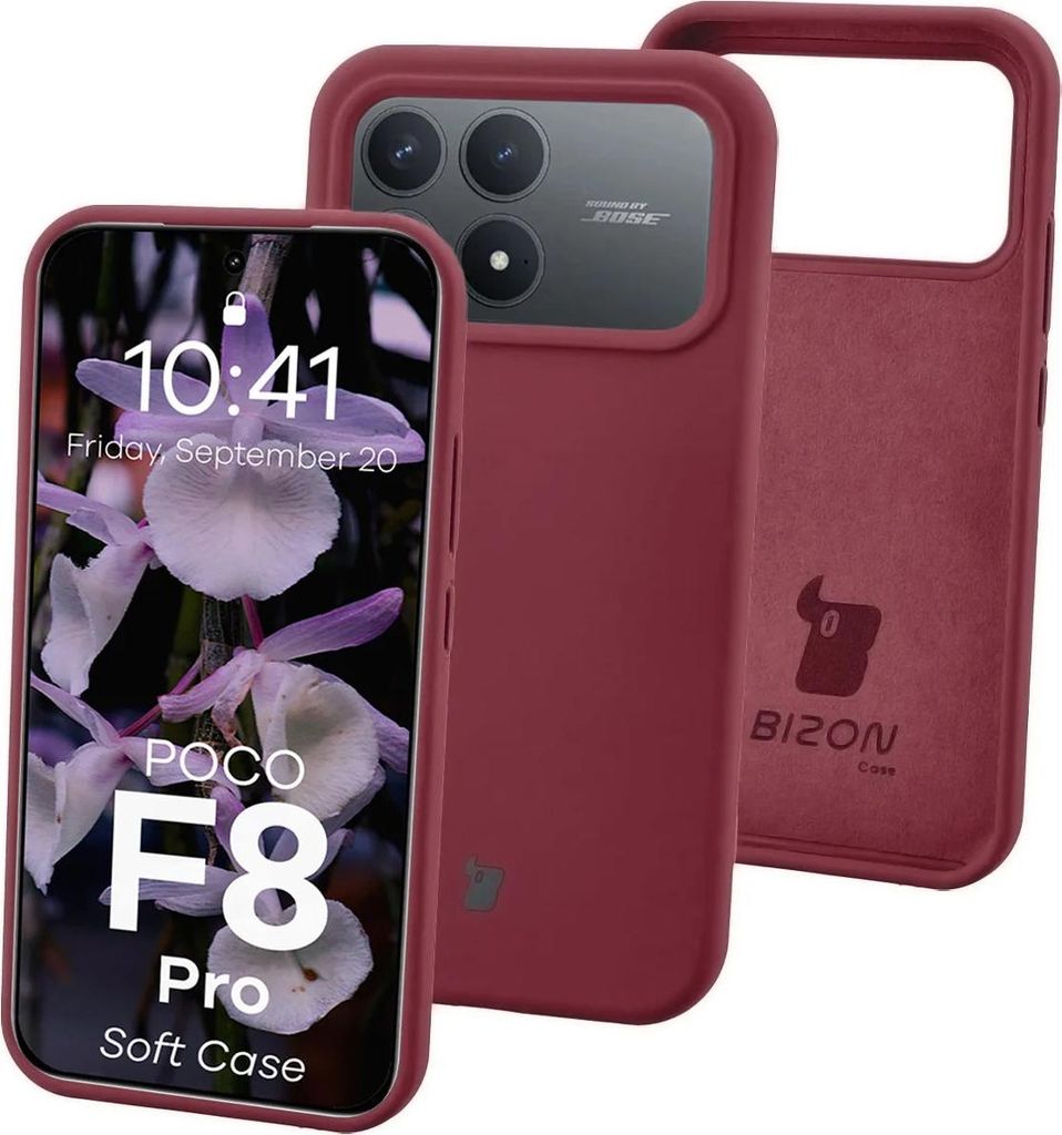 Silikon Handyhülle für Xiaomi POCO F8 Pro, Bizon Soft Case, Produktbild 