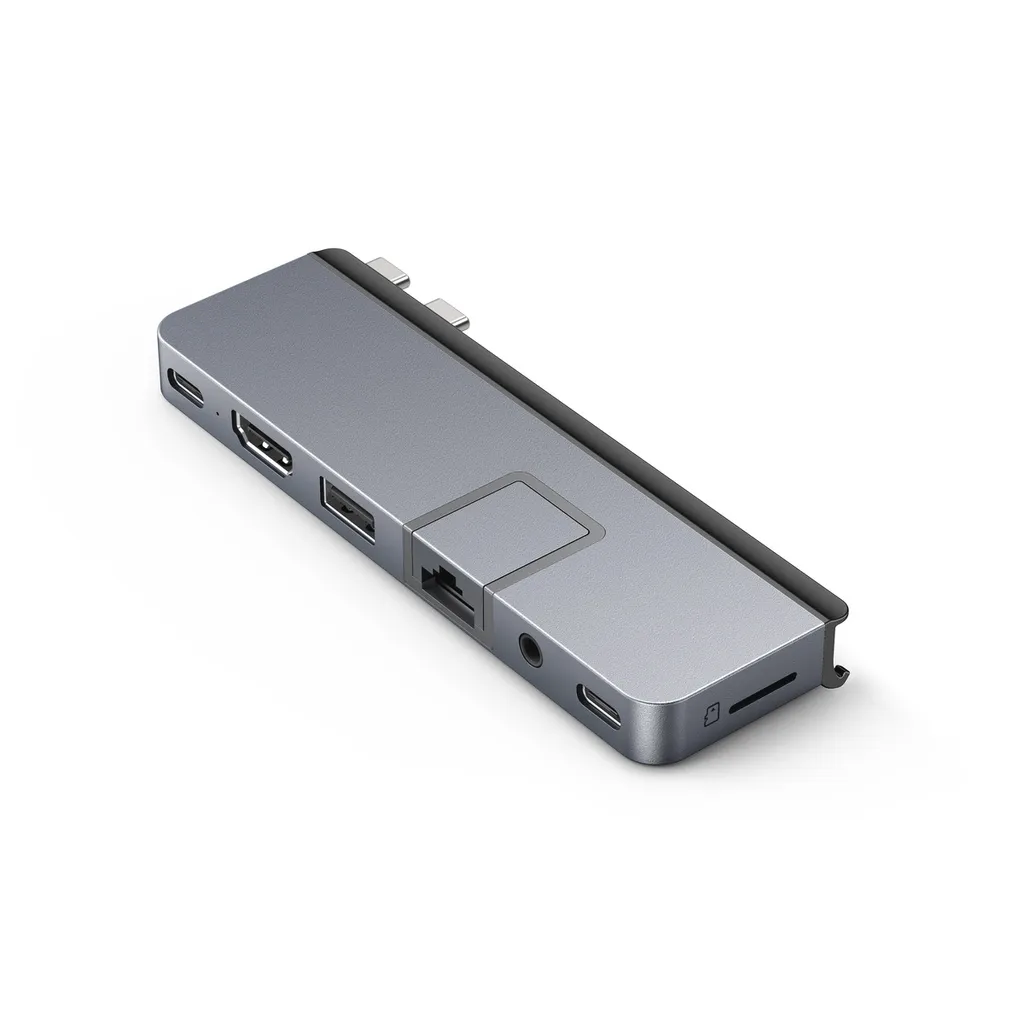 HyperDrive Duo Pro Hub Grigio | Eleganza e Connettività MacBook Pro
